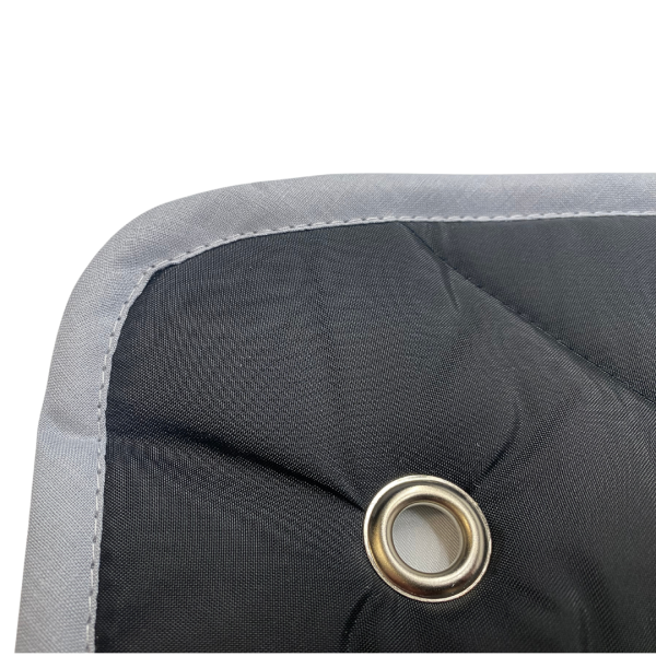 Thermomatte schwarz - Band grau